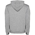 Pánska mikina s kapucňou ROLY URBAN, sivá s čiernymi doplnkami, 4XL
