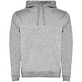 Pánska mikina s kapucňou ROLY URBAN, sivý melír, XL