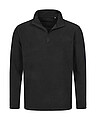 Pánska mikina STEDMAN ACTIVE FLEECE HALF ZIP JACKET MEN čiernosivá XL