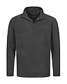 Pánska mikina STEDMAN ACTIVE FLEECE HALF ZIP JACKET MEN sivá S