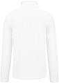 Pánska mikrofleecová mikina Kariban fleece jacket men, biela, vel. M