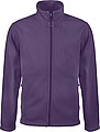 Pánska mikrofleecová mikina Kariban fleece jacket men, fialová, veľ. M