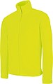 Pánska mikrofleecová mikina Kariban fleece jacket men, jasne žltá, veľ. XL