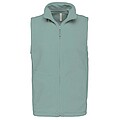 Pánska mikrofleecová vesta Kariban fleece vest men, mätová, veľ. S