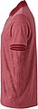 Pánska polokošeľa James Nicholson polo melange men, červená/tmavočervená, veľ. 3XL