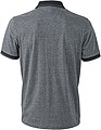 Pánska polokošeľa James Nicholson polo melange men, sivá/čierna, veľ. S