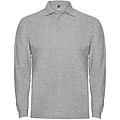Pánska polokošeľa s dlhým rukávom, ROLY ESTRELLA, svetlosivý melír, veľ. 2XL
