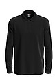 Pánska polokošeľa STEDMAN POLO LONG SLEEVE, čierna, S