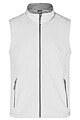 Pánska vesta James & Nicholson Promo softshell, biela S