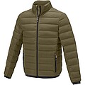 Pánska zateplená páperová bunda Elevate Macin, veľkosť XS, vojenská zelená - khaki
