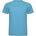 Pánske funkčné tričko s krátkym rukávom, ROLY MONTECARLO, tyrkysová, veľ. 3XL