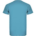 Pánske funkčné tričko s krátkym rukávom, ROLY MONTECARLO, tyrkysová, veľ. 3XL