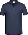 Pánske piké polo James & Nicholson, námornícka modrá, 5XL