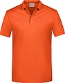 Pánske piké polo James & Nicholson, oranžová, 3XL