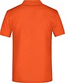 Pánske piké polo James & Nicholson, oranžová, 3XL