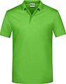 Pánske piké polo James & Nicholson, svetlozelená, 4XL