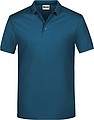 Pánske piqué polo James & Nicholson, petrolejová, 3XL