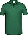 Pánske piqué polo James & Nicholson, stredne zelená, 5XL