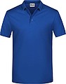 Pánske piqué polo James & Nicholson, tmavo kráľovská modrá, L