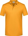 Pánske piqué polo James & Nicholson, tmavo žltá, 4XL