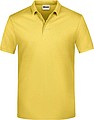 Pánske piqué polokošele James & Nicholson, žltá, 3XL