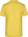 Pánske piqué polokošele James & Nicholson, žltá, 3XL