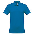 Pánske polotričko KARIBAN KRÁTKY RUKÁV PIQUÉ POLO SHIRT, tyrkysová, S