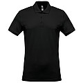 Pánske polotričko KARIBAN S KRÁTKYM RUKÁVOM PIQUÉ POLO SHIRT, čierna, 2XL