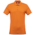 Pánske polotričko KARIBAN S KRÁTKYM RUKÁVOM PIQUÉ POLO SHIRT, oranžová, S