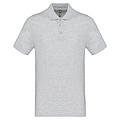 Pánske polotričko KARIBAN S KRÁTKYM RUKÁVOM PIQUÉ POLO SHIRT, svetlosivá, L