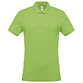 Pánske polotričko KARIBAN S KRÁTKYM RUKÁVOM PIQUÉ POLO SHIRT, svetlozelená, S