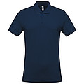 Pánske polotričko KARIBAN SHORT-SLEEVED PIQUÉ POLO SHIRT, námornícka modrá, S