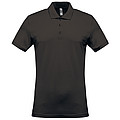 Pánske polotričko KARIBAN SHORT-SLEEVED PIQUÉ POLO SHIRT, tmavosivá, 2XL