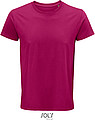 Pánske tričko SOLS CRUSADER MEN - RONDELÉ FITTED JERSEY T-SHIRT, fuksiová, XS