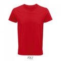 Pánske tričko SOLS CRUSADER MEN - ROUND-NECK FITTED JERSEY T-SHIRT, červená, XS