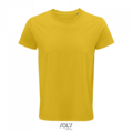 Pánske tričko SOLS CRUSADER MEN - ROUND-NECK FITTED JERSEY T-SHIRT, žltá, XS