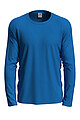 Pánske tričko STEDMAN CLASSIC LONG SLEEVE MEN kráľovská modrá L