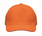 Päťpanelová šiltovka, oranžová
