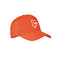 Päťpanelová šiltovka z RPET, oranžová