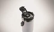 PITESTI Dvojstenný XXL hrnček z recyklovanej nerezovej ocele, 850 ml, biela