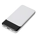 Plastová powerbanka 10 000 mAh, biela