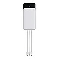 Plastová powerbanka 10 000 mAh, biela