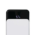 Plastová powerbanka 10 000 mAh, biela