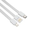 Plastová powerbanka 10 000 mAh, biela
