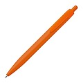 Plastové pero s modrou náplňou, oranžová