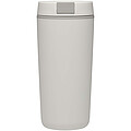 Plastový hrnček Sedona o objeme 480 ml s dvojitou stenou, biela