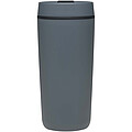 Plastový hrnček Sedona o objeme 480 ml s dvojitou stenou, modrošedá