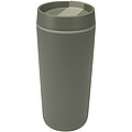 Plastový hrnček Sedona o objeme 480 ml s dvojitou stenou, zelená