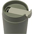 Plastový hrnček Sedona o objeme 480 ml s dvojitou stenou, zelená