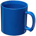 Plastový hrnček valcového tvaru, 300ml, modrý
